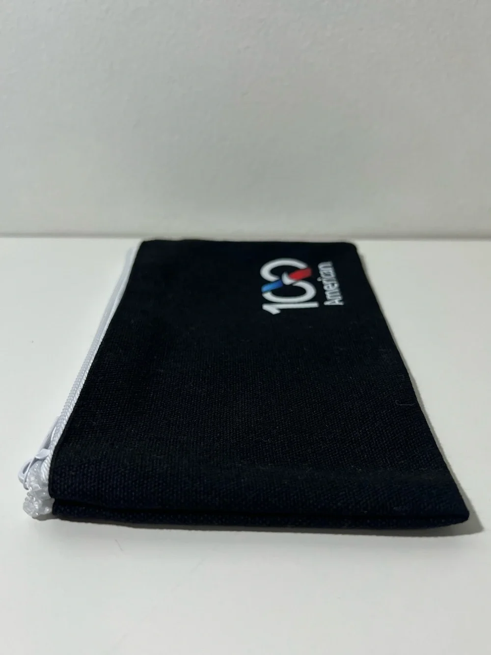 American Airlines 100th Year Anniversary Canvas Zipper Pouch Cosmetic Bag